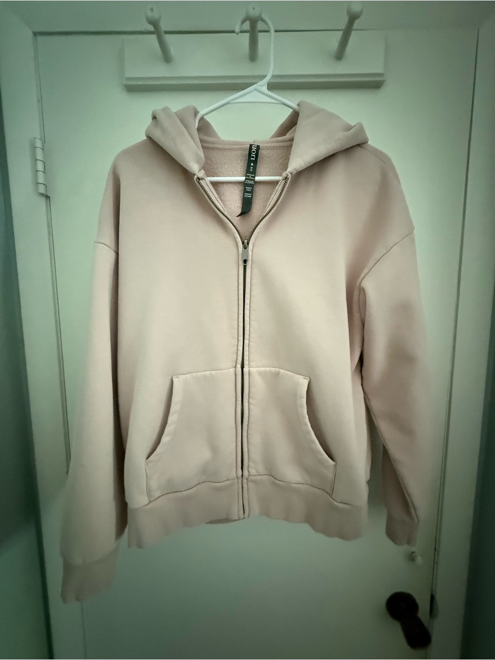 EUC Vuori Restore Full Zip Hoodie in Vintage Rose, Size M